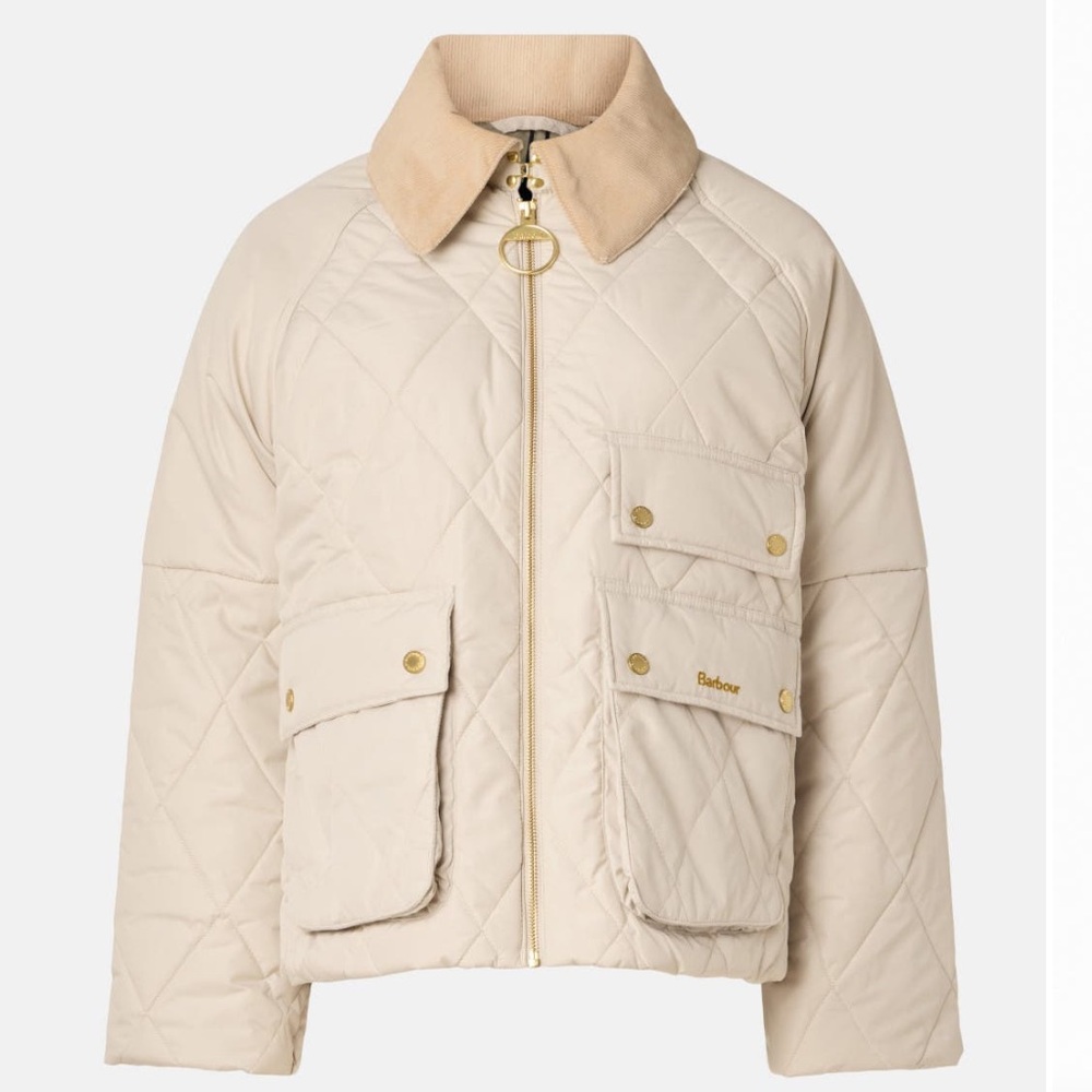Barbour Milby Quilt Beige Jacket